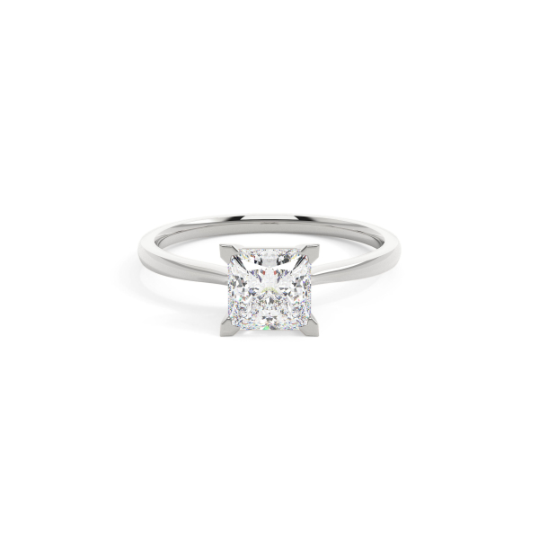 Princess Delicate Solitaire Engagement Ring