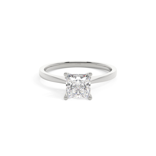 Princess Classic Solitaire Engagement Ring