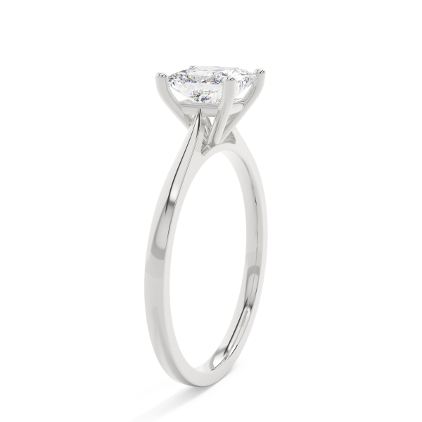 Princess Classic Solitaire Engagement Ring