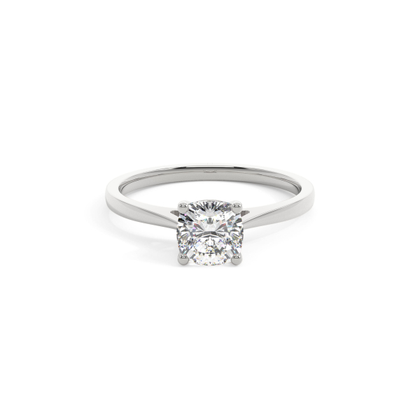 Cushion Classic Solitaire Engagement Ring