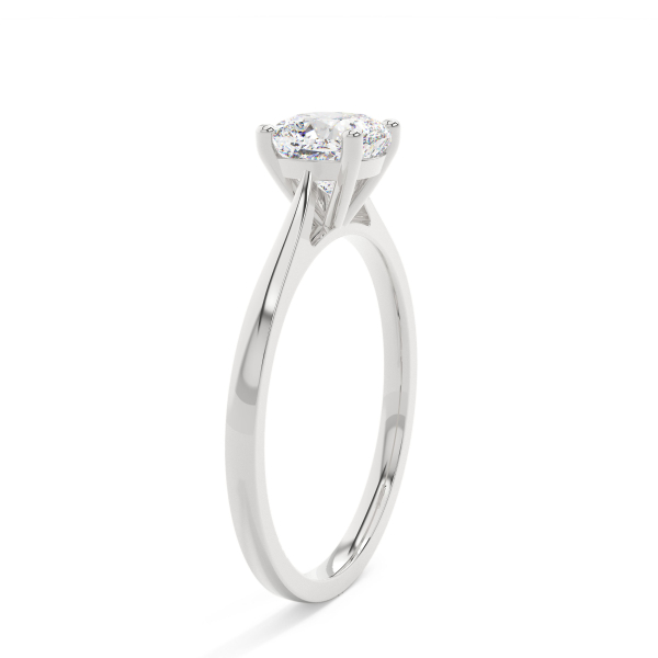 Cushion Classic Solitaire Engagement Ring