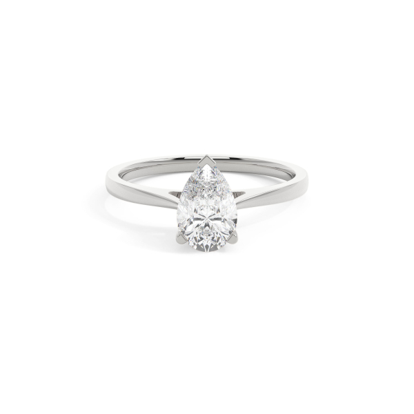 Pear Classic Solitaire Engagement Ring