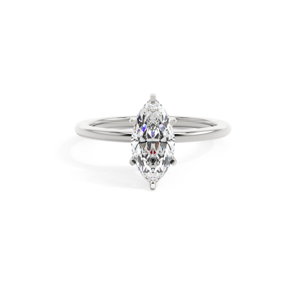 Marquise 6 Prong Solitaire Engagement Ring