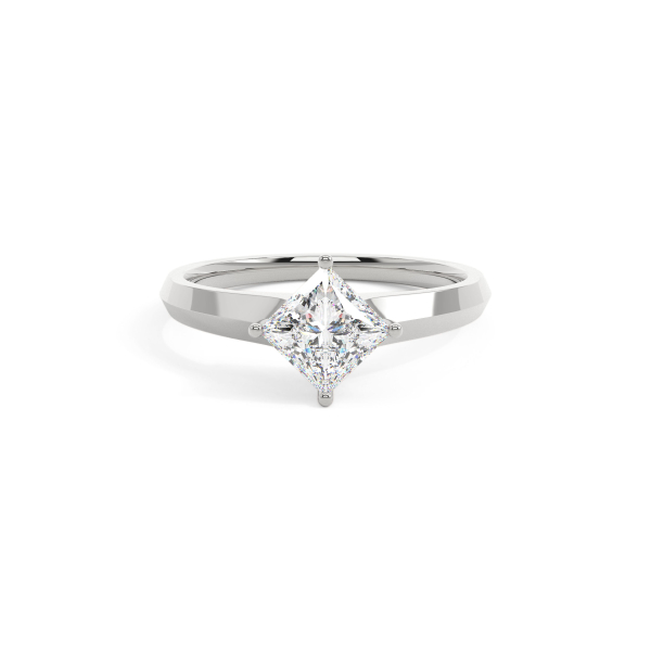 Princess Bold Solitaire Engagement Ring