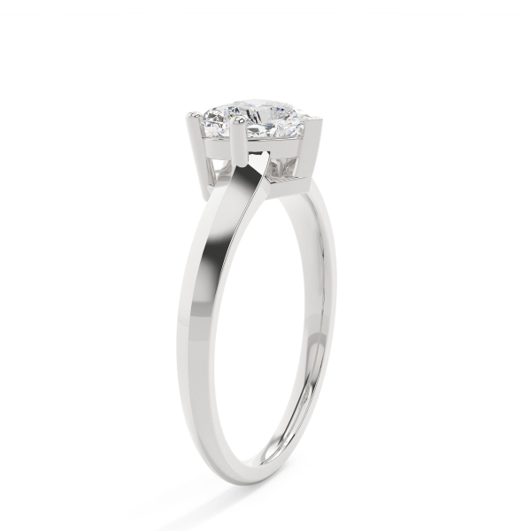 Heart Bold Solitaire Engagement Ring