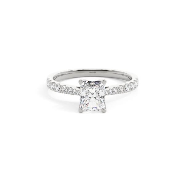 Radiant Grand solitaire Engagement Ring