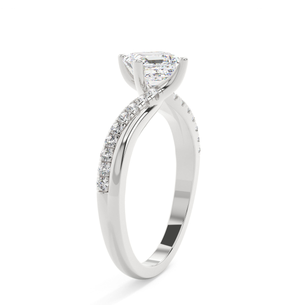 Ascher Infinity Solitaire Engagement Ring