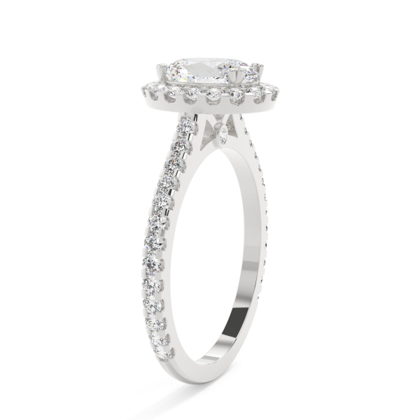 Oval Grand Halo Engagement Ring