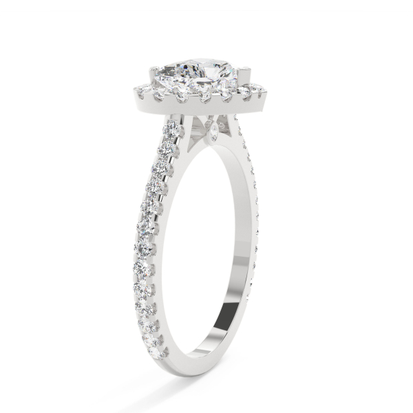 Heart Grand Halo Engagement Ring