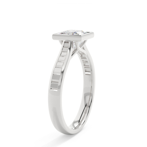 Princess Grand Bezel Engagement Ring
