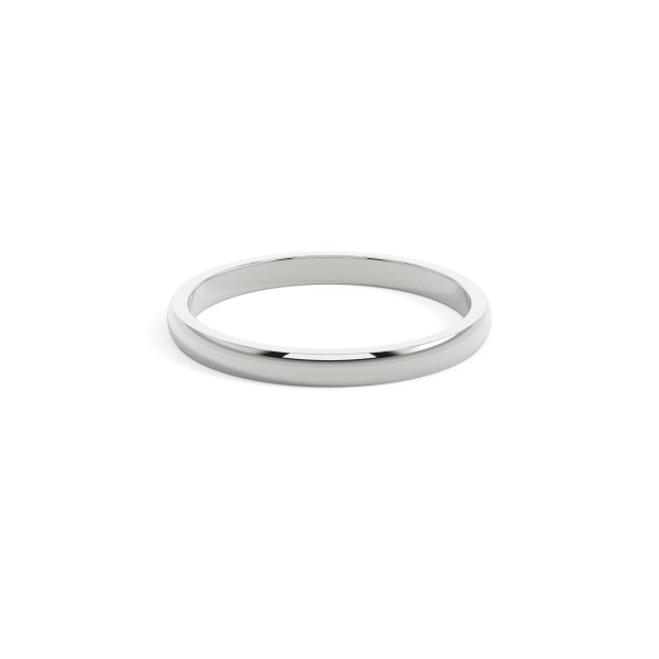 Curved Plain Wedding Ring