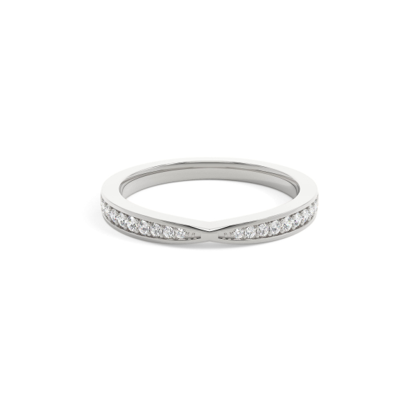 Round Pave Wedding Ring