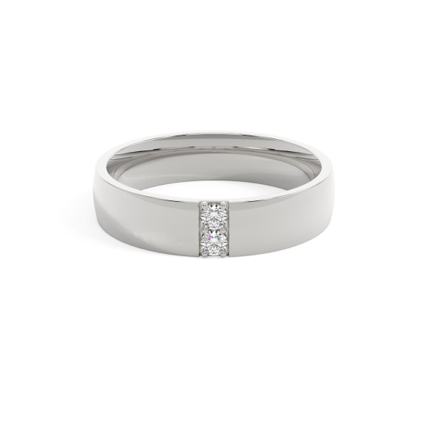 Double Diamond Wedding Ring