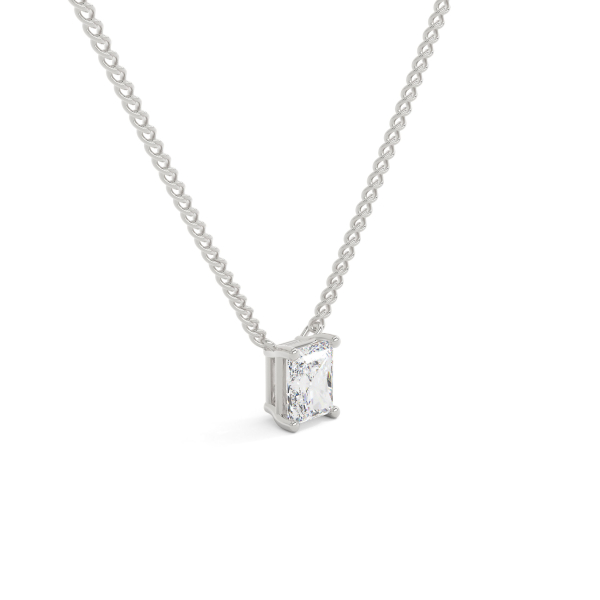 Radiant Prong Setting Solitaire Pendant