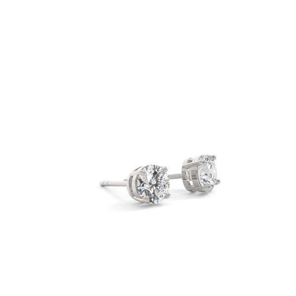 Round Classic Stud Earrings
