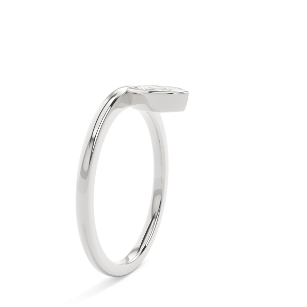 Marquise Geometric Bezel Everyday Ring