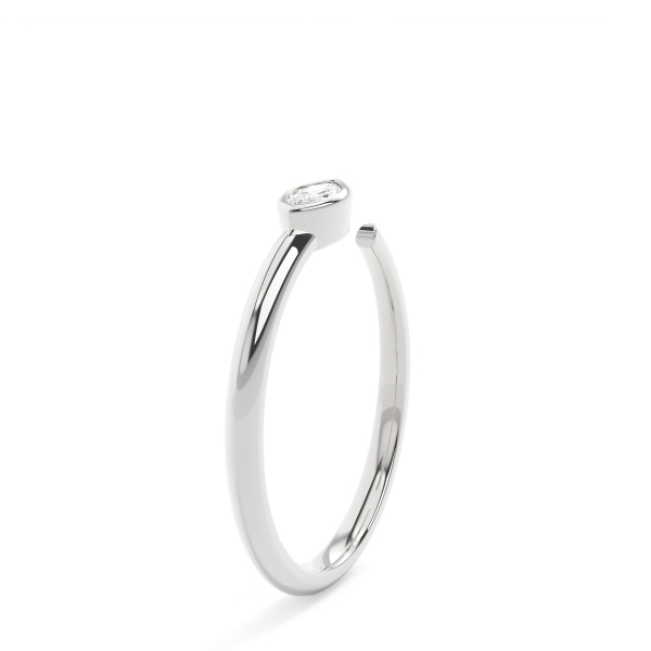 Marquise Open Bezel Everyday Ring
