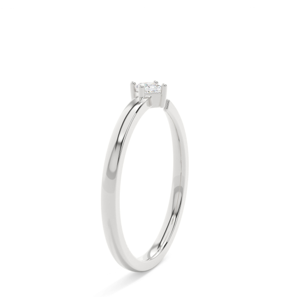 Princess Open Solitaire Everyday Ring